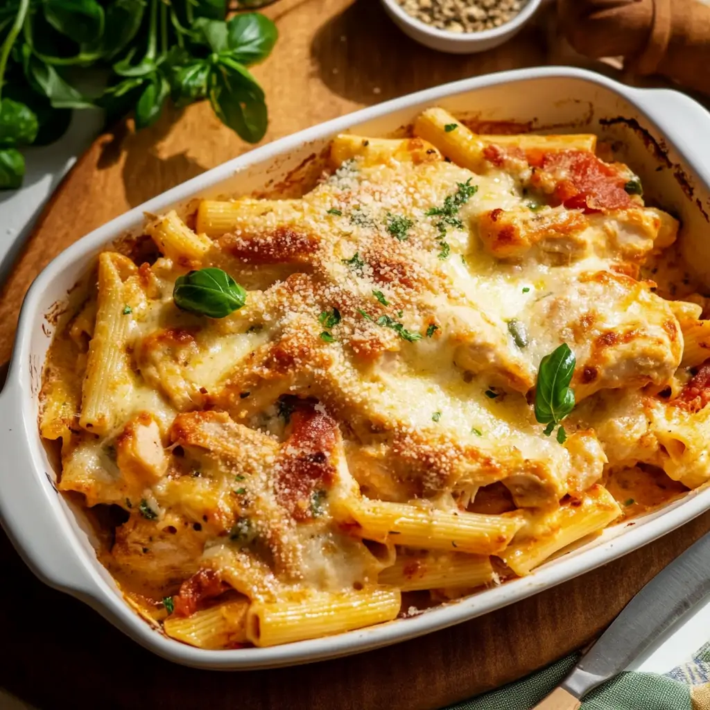 Baked Chicken Ricotta Pasta