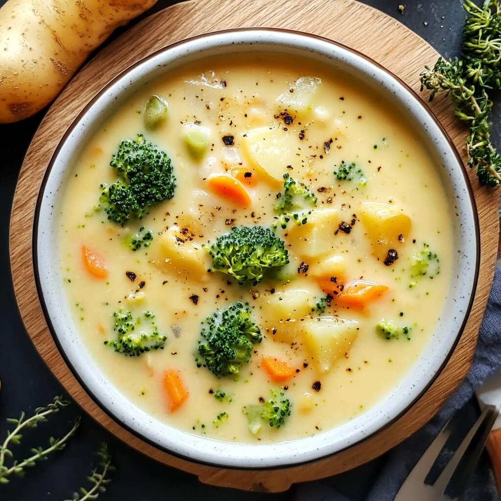 Broccoli Potato Cheese Soup The Ultimate Comfort