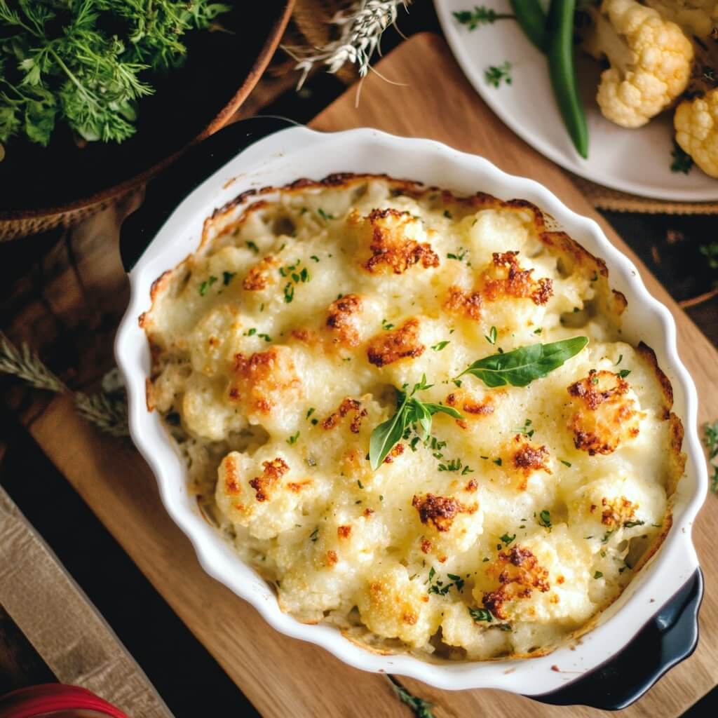 Cauliflower Au Gratin – Quick & Easy