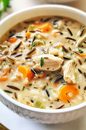 Chicken Wild Rice Soup for a Hearty Family Dinner