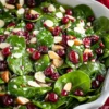 Christmas Cranberry Spinach Salad
