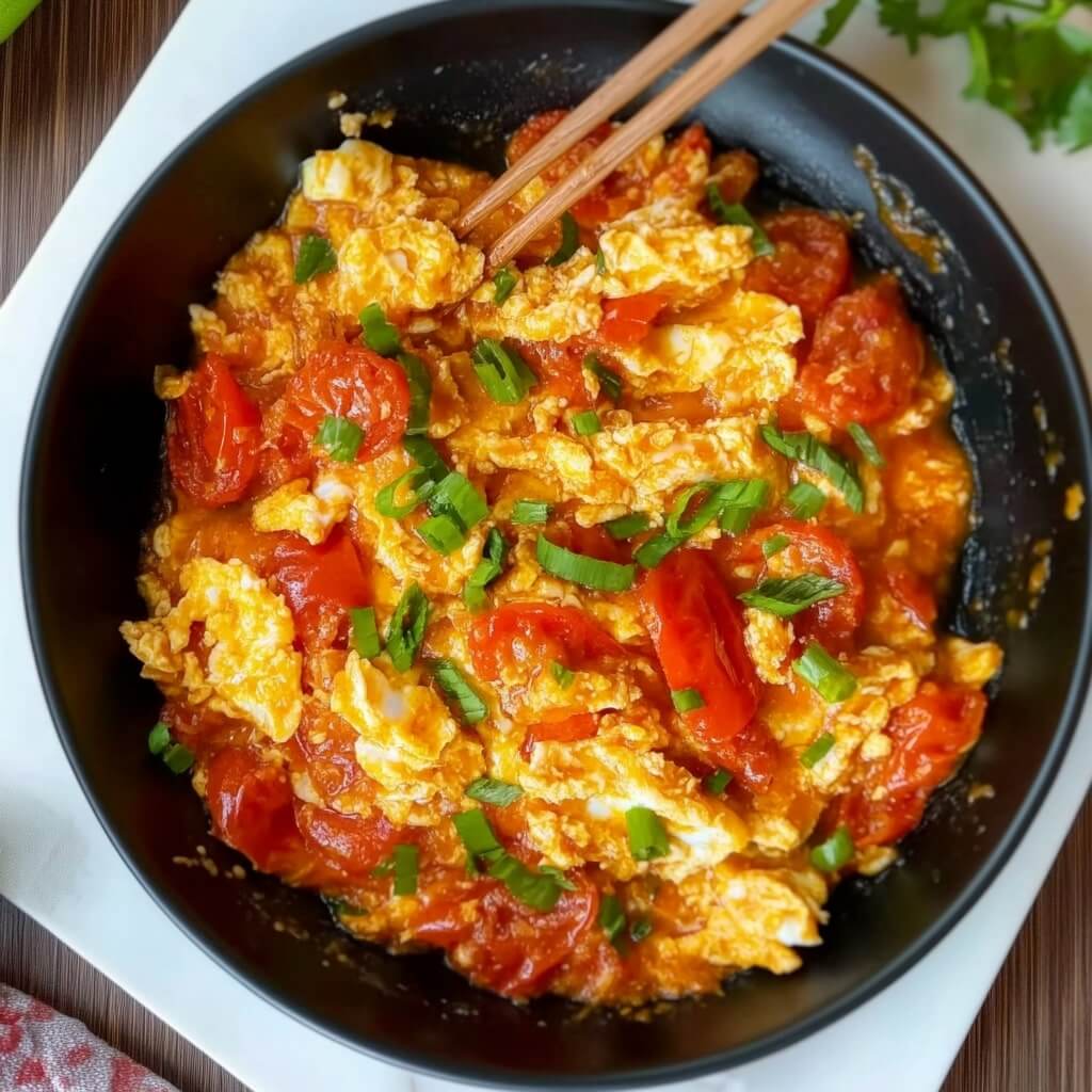 Classic Chinese Tomato Egg Stir Fry in 15 Minutes
