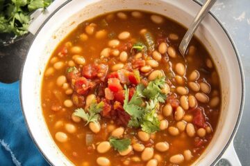 Cozy Mexican Pinto Bean Soup for Fall