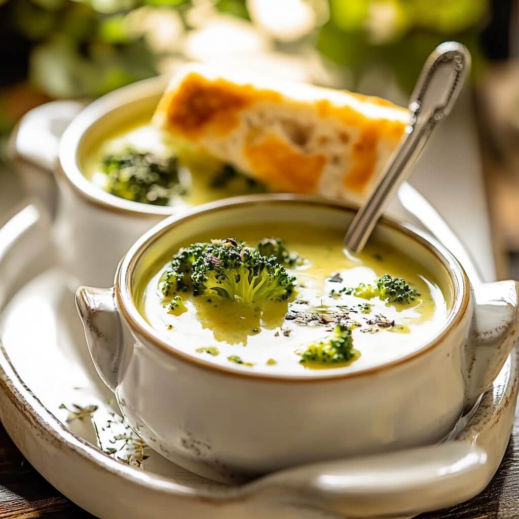 Creamy Broccoli Cheese Soup Recipe