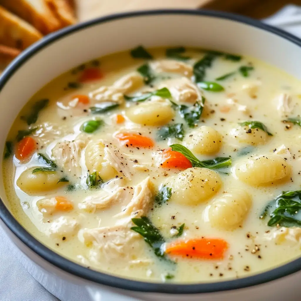 Creamy Chicken Gnocchi Soup Recipe
