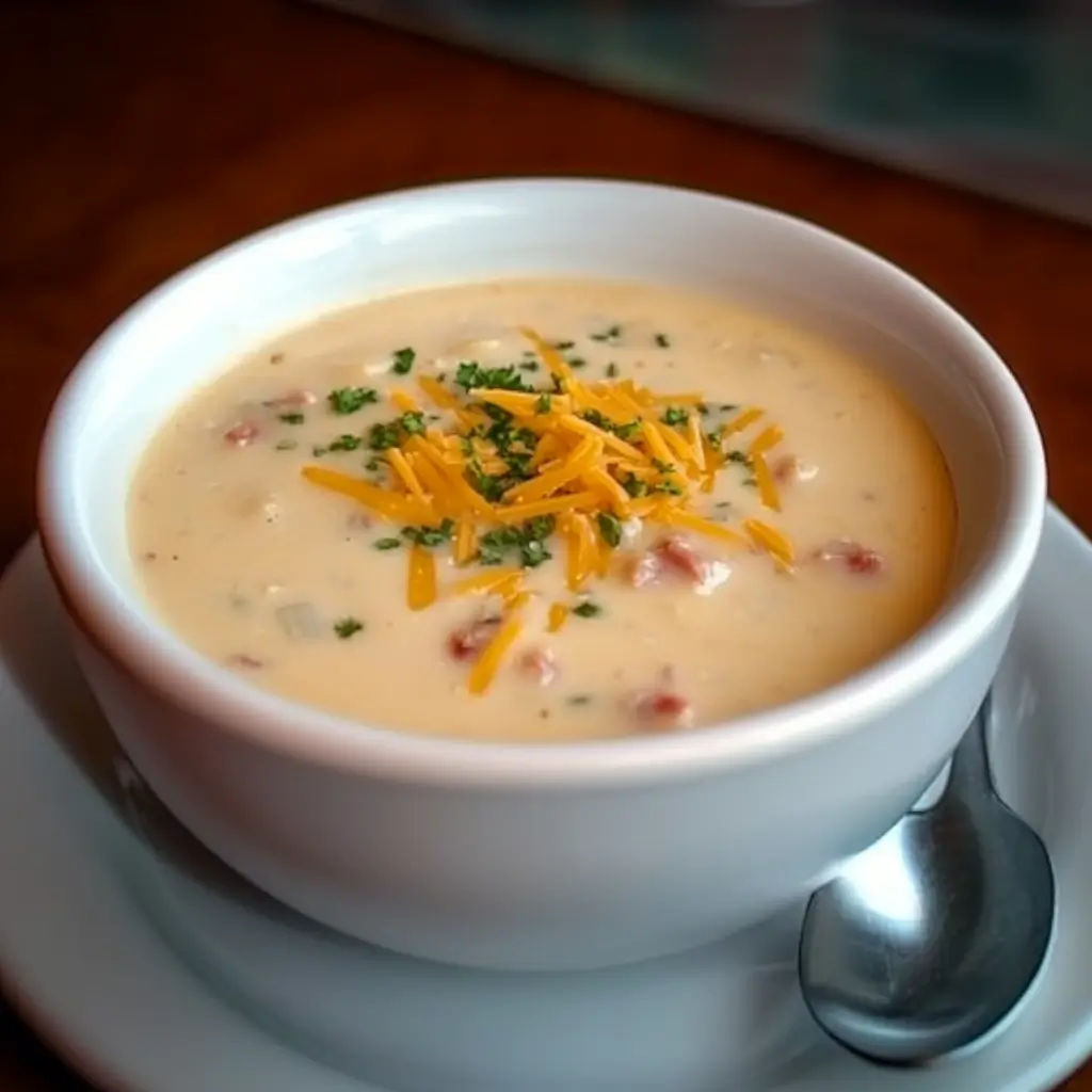 Creamy Monterey Jack Cheese Soup Recipe