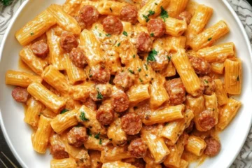 Creamy Sausage Rigatoni Pasta Recipe