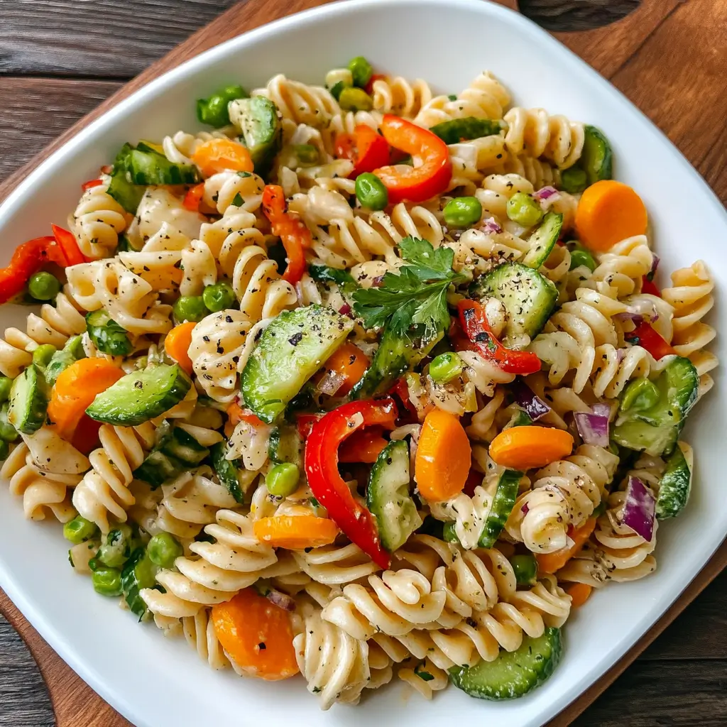 Crunchy Asian Pasta Salad with Sesame