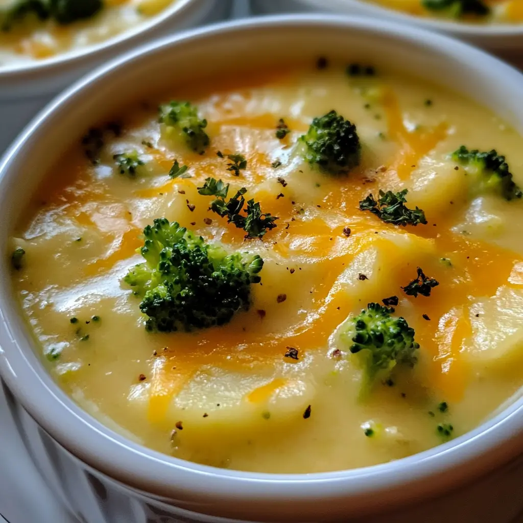 Dairy-Free Crockpot Potato Broccoli Cheddar Soup