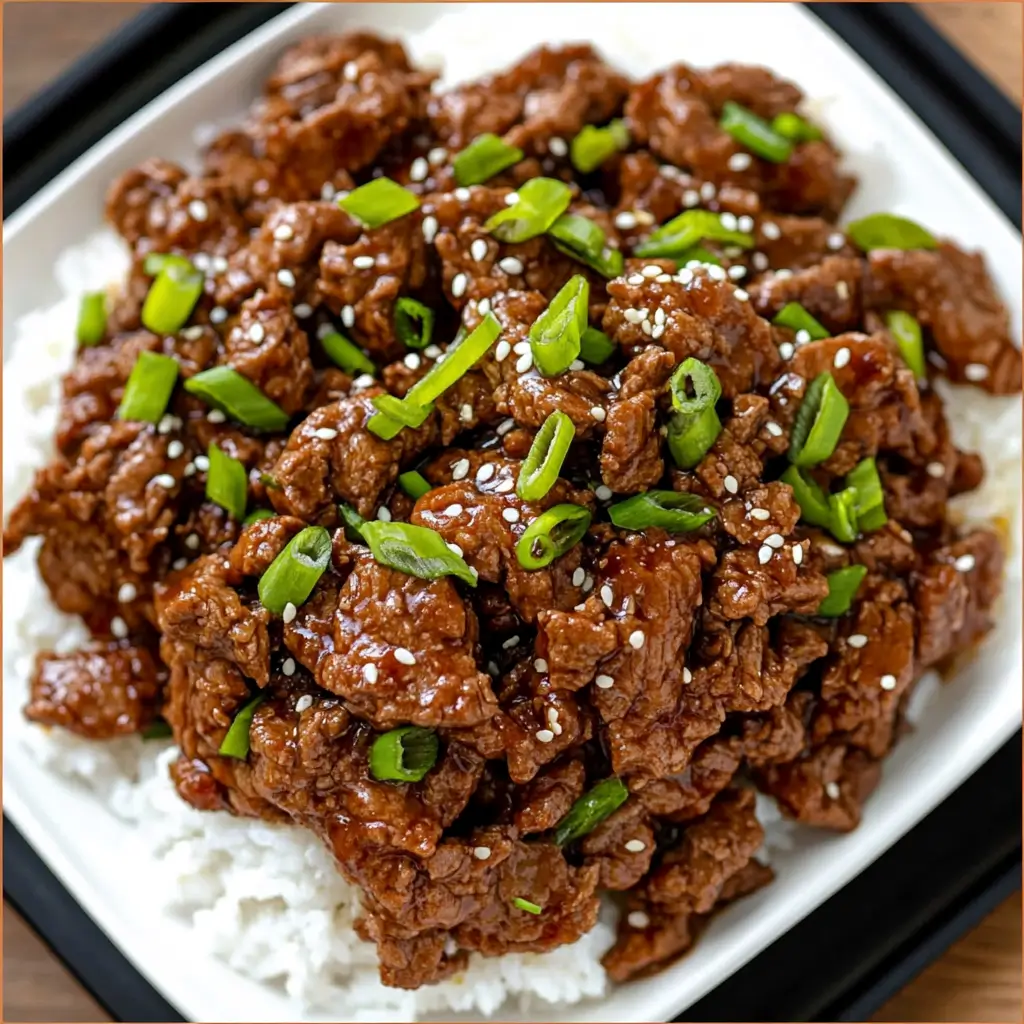 Easy Instant Pot Korean Beef with Rice