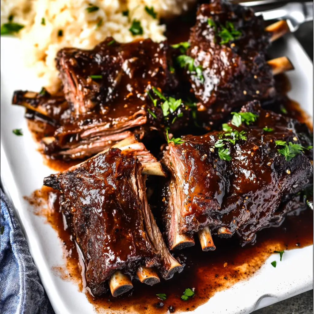 Easy Instant Pot Short Ribs with Bourbon Infusion