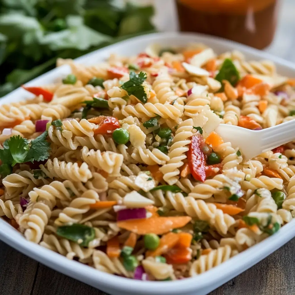 Easy Make-Ahead Asian Pasta Salad