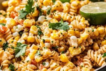 Easy Mexican Street Corn Pasta Salad