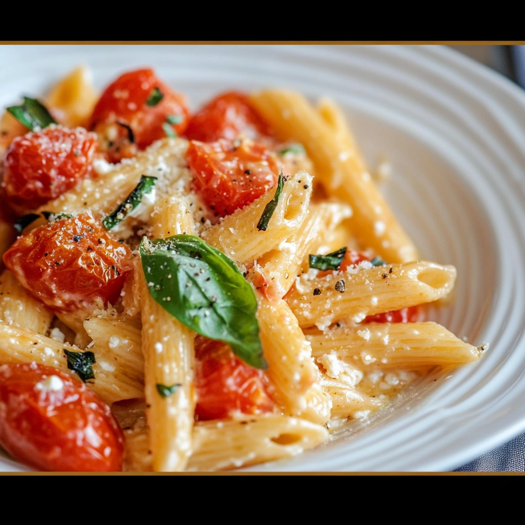 Roasted Tomato and Garlic Ricotta Pasta
