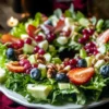 Easy-to-Make Winter Salad Wreath for a Quick Holiday Side