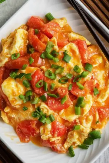Flavorful Chinese Tomato Egg Stir Fry Recipe