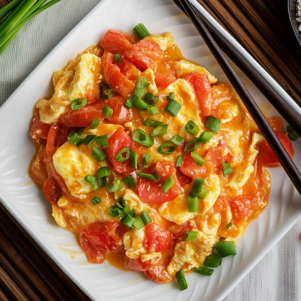 Flavorful Chinese Tomato Egg Stir Fry Recipe
