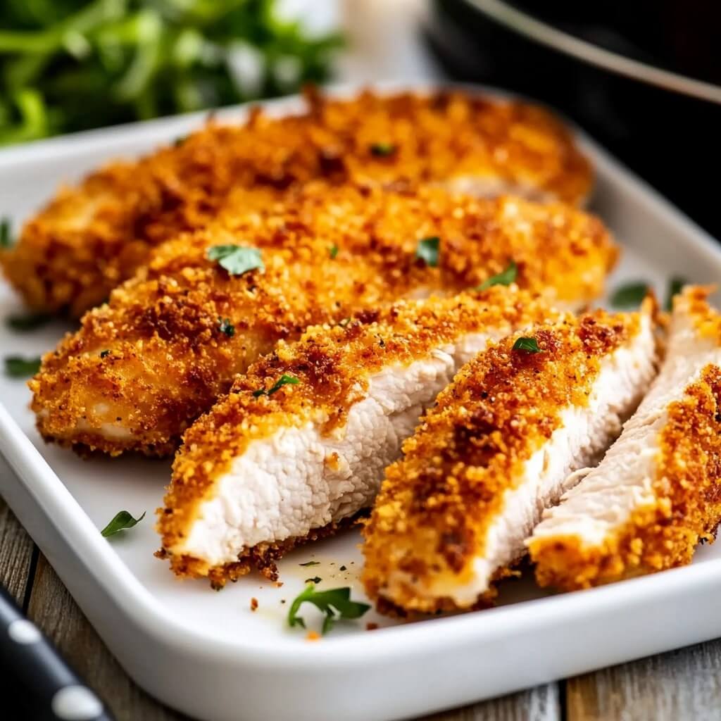 Gluten-Free & Delicious Air Fryer Breaded Chicken Breast