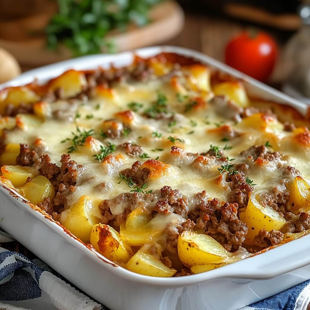 Hamburger Potato Casserole with a Kick