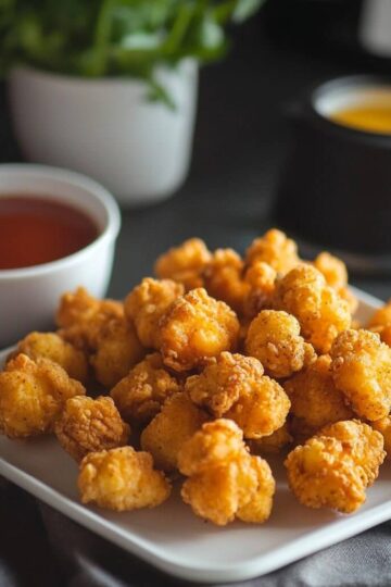 Healthy Air Fryer Popcorn Chicken