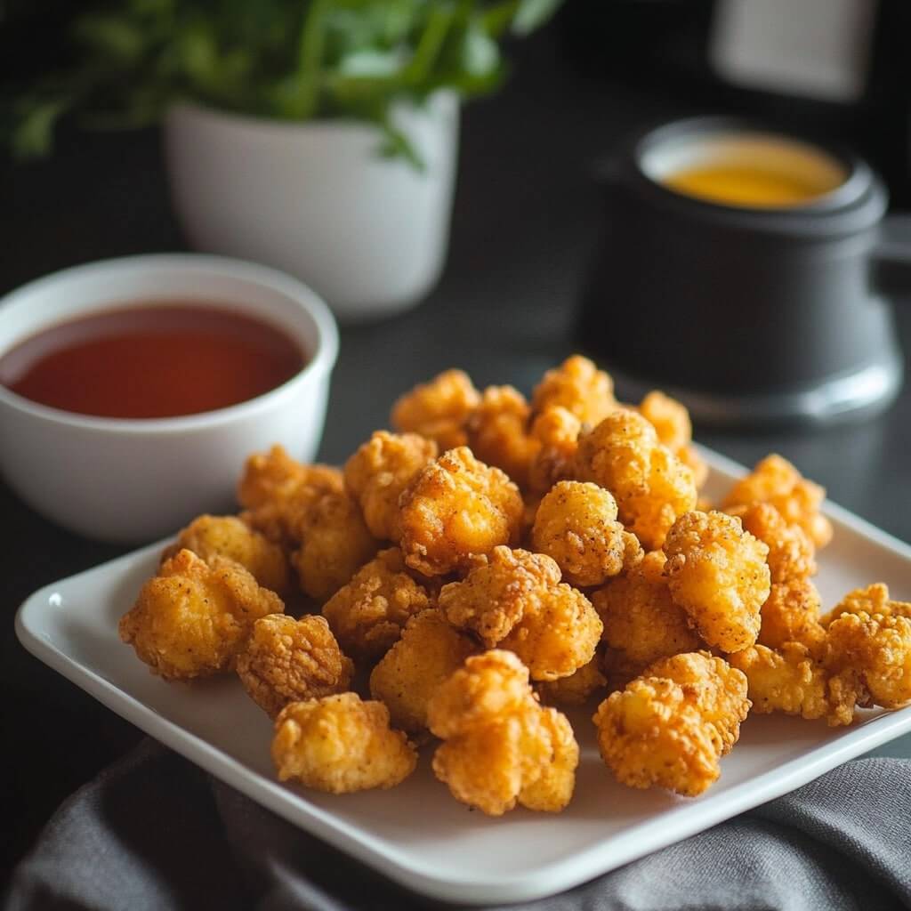 Healthy Air Fryer Popcorn Chicken