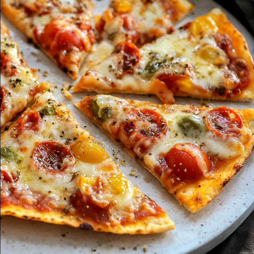 Healthy Air Fryer Tortilla Pizza Recipe