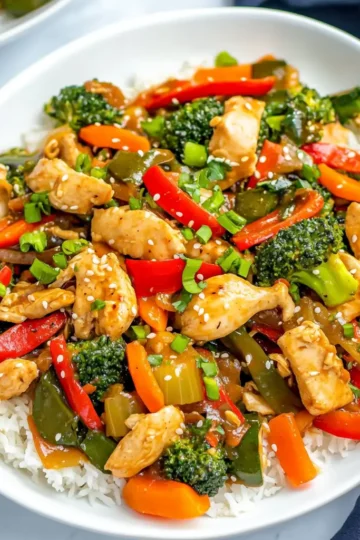 Healthy Instant Pot Chicken Stir Fry Recipe