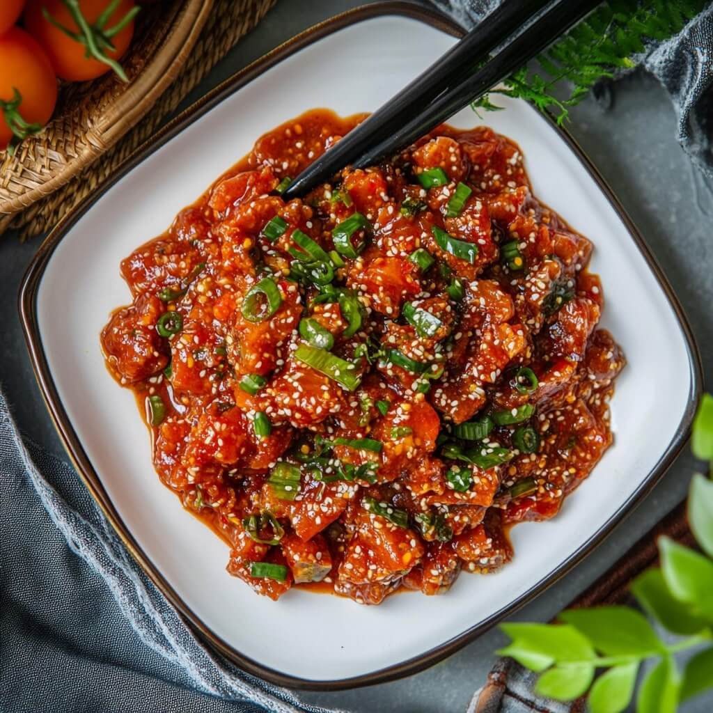 Healthy Korean Spicy Tuna Recipe (Low-Carb Option)