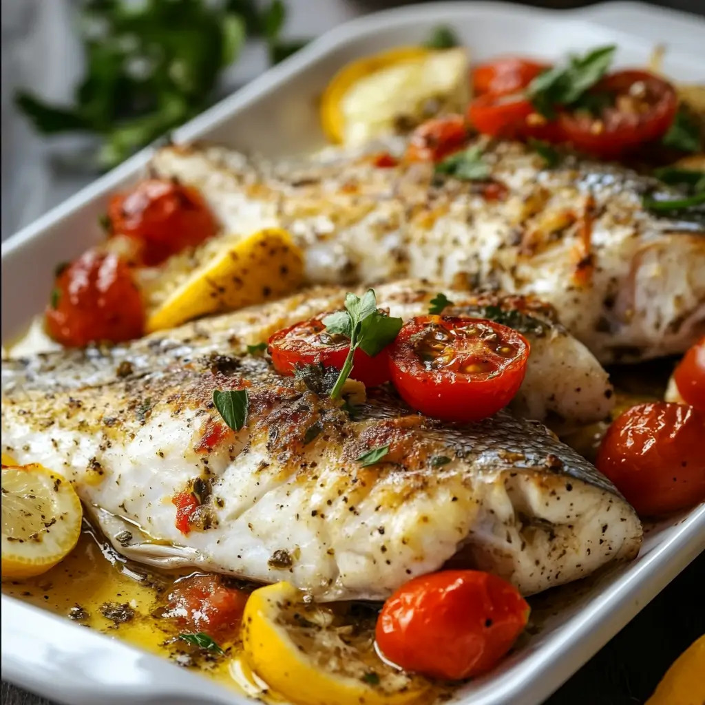Healthy Mediterranean Baked Fish for Dinner