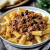 Hearty Beef Pasta in Tomato Sauce