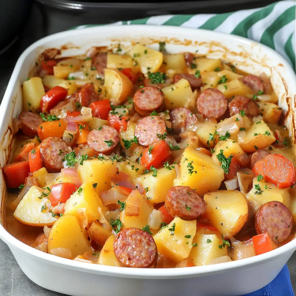 Hearty One-Pot Instant Pot Sausage and Potato Casserole