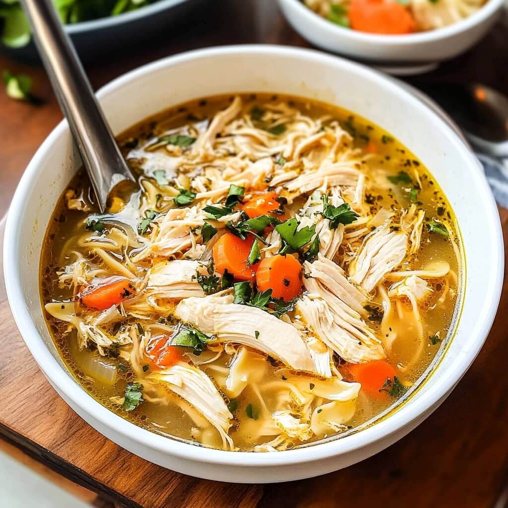 Homemade Chicken Noodle Soup for the Family