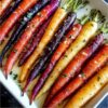 Honey Roasted Rainbow Carrots Recipe Card