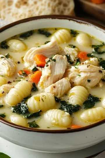 How to Make Creamy Chicken Gnocchi Soup