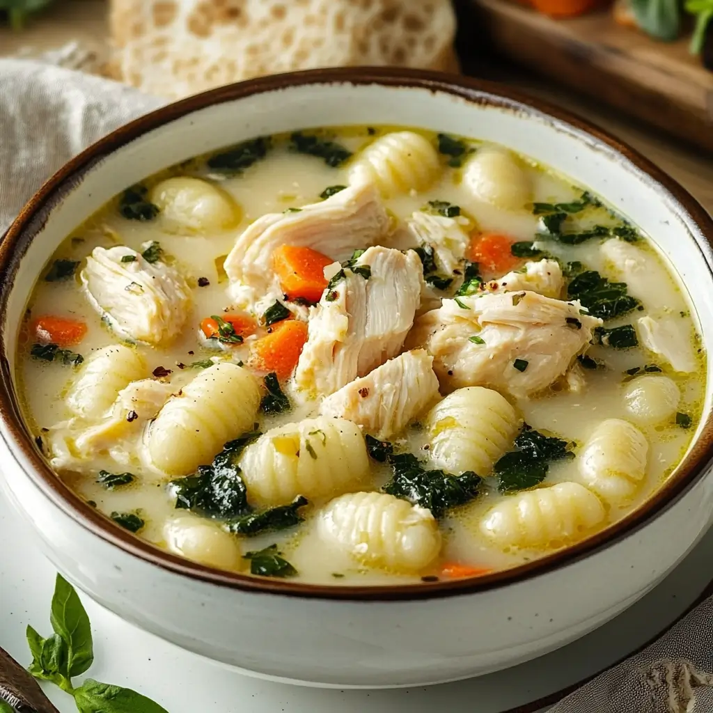 How to Make Creamy Chicken Gnocchi Soup