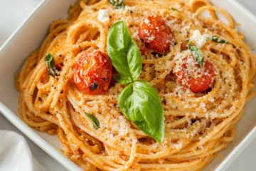 How to Make Creamy Roasted Tomato and Garlic Pasta