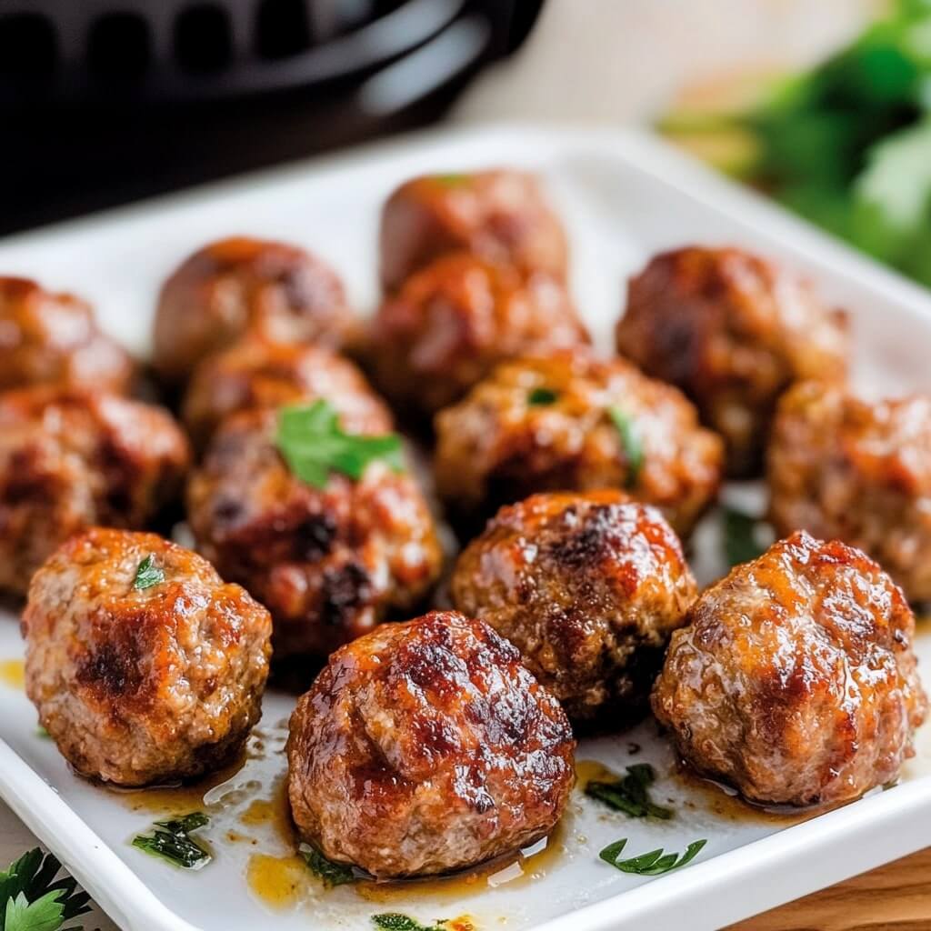How to Make Juicy Air Fryer Meatballs