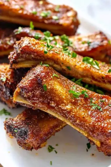 How to Make Juicy and Crispy Air Fryer Ribs
