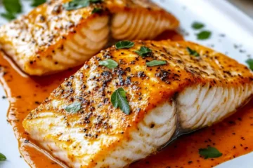 How to Make Salmon in Roasted Pepper Sauce