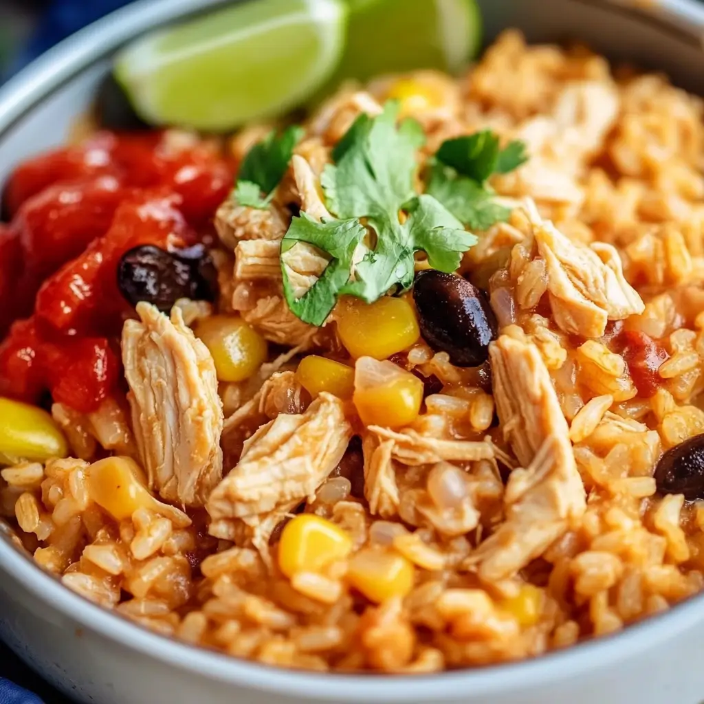 Instant Pot Chicken and Rice Burrito Bowls for Busy Weeknights