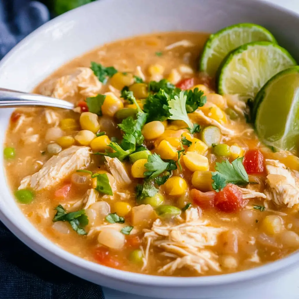 Instant Pot Creamy White Chicken Chili Recipe