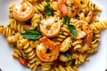 Jamaican Shrimp Pasta with Jerk Sauce