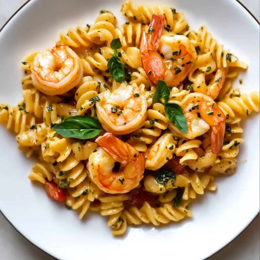 Jamaican Shrimp Pasta with Jerk Sauce
