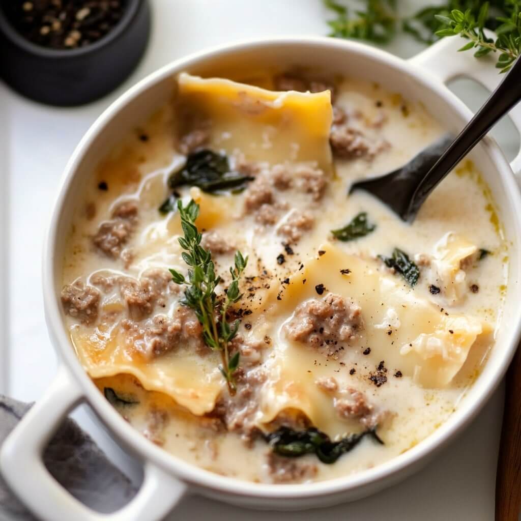 Make White Lasagna Soup Your New Favorite