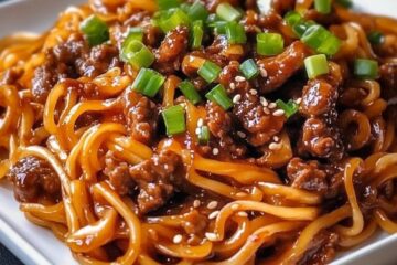 Mongolian Beef with Noodles A Flavorful Feast