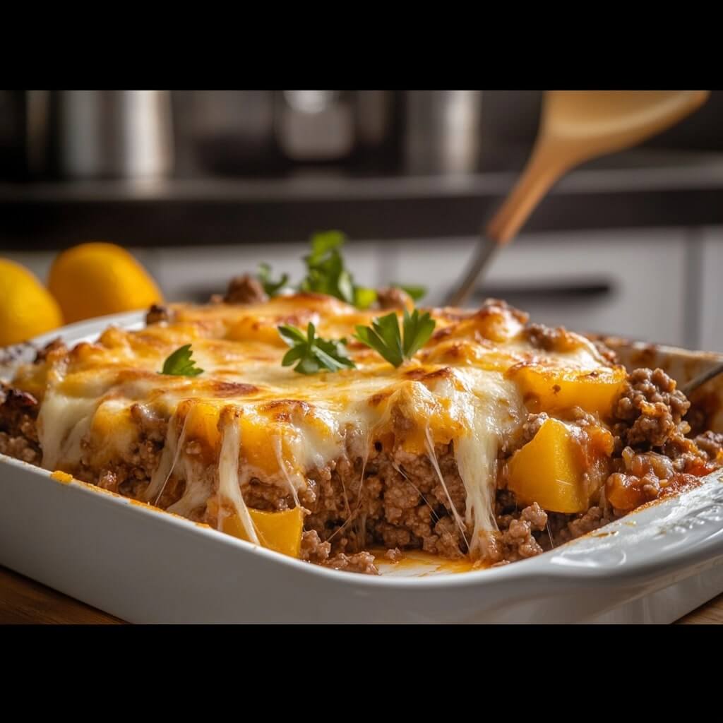 One-Pan Hobo Casserole Ground Beef for Busy Nights