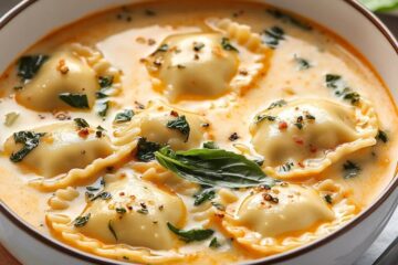 One-Pot Creamy Ravioli Soup Recipe