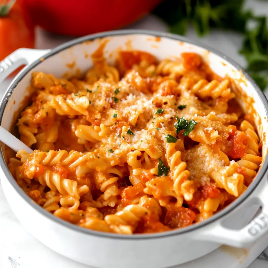 One Pot Creamy Tomato Pasta for Busy Nights