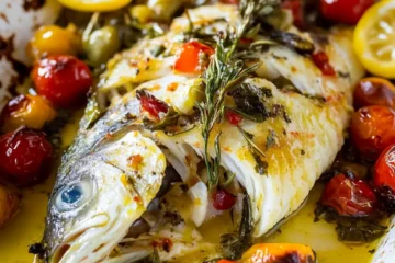 Oven-Baked Mediterranean Fish with Fresh Herbs