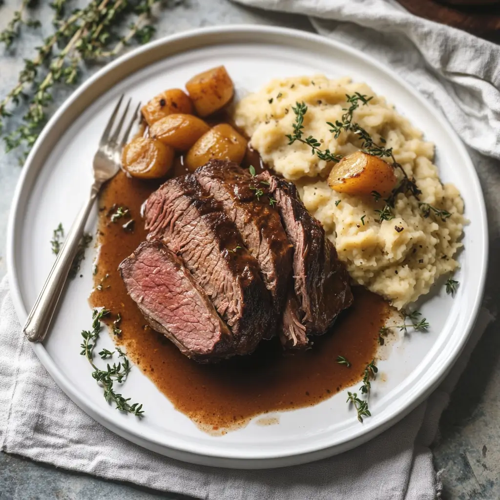 Perfect Instant Pot Pot Roast with Gravy